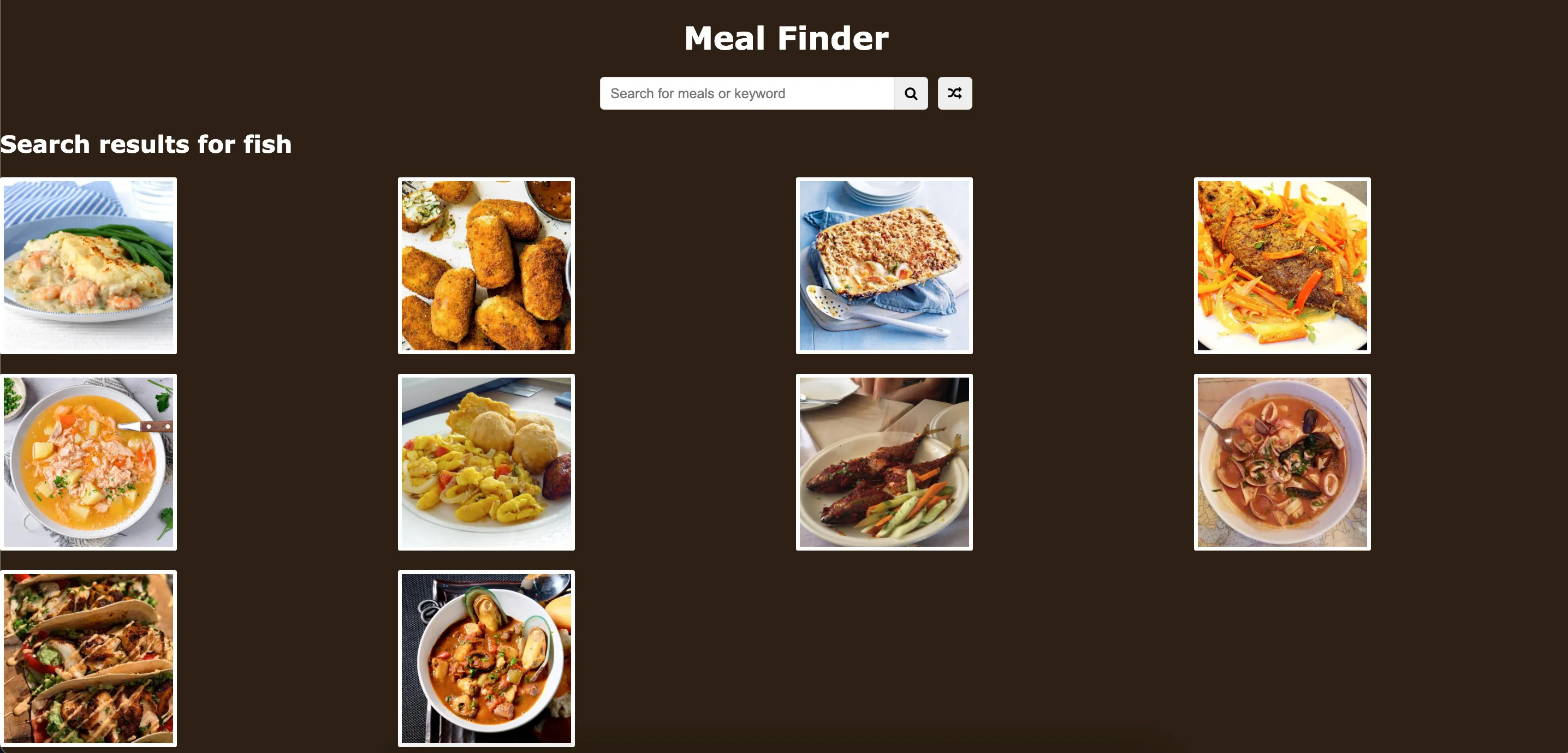 Meal Finder main image